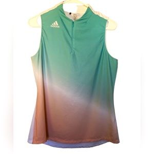 Women’s Gradient Sleeveless Golf Polo